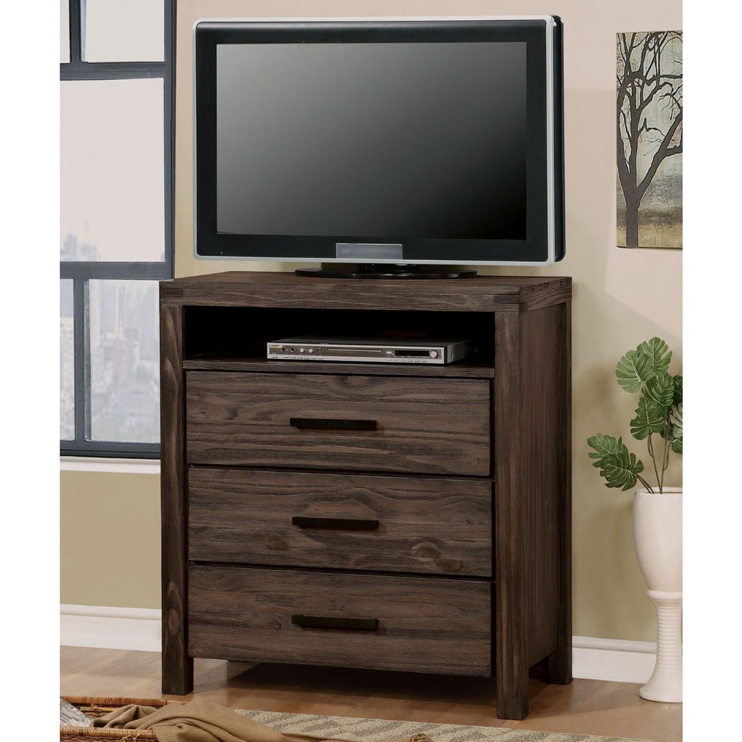 Furniture of America Rexburg 3-Drawer Media Chest CM7382TV IMAGE 3