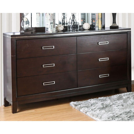 Furniture of America Winnifred 6-Drawer Dresser CM7412D IMAGE 1