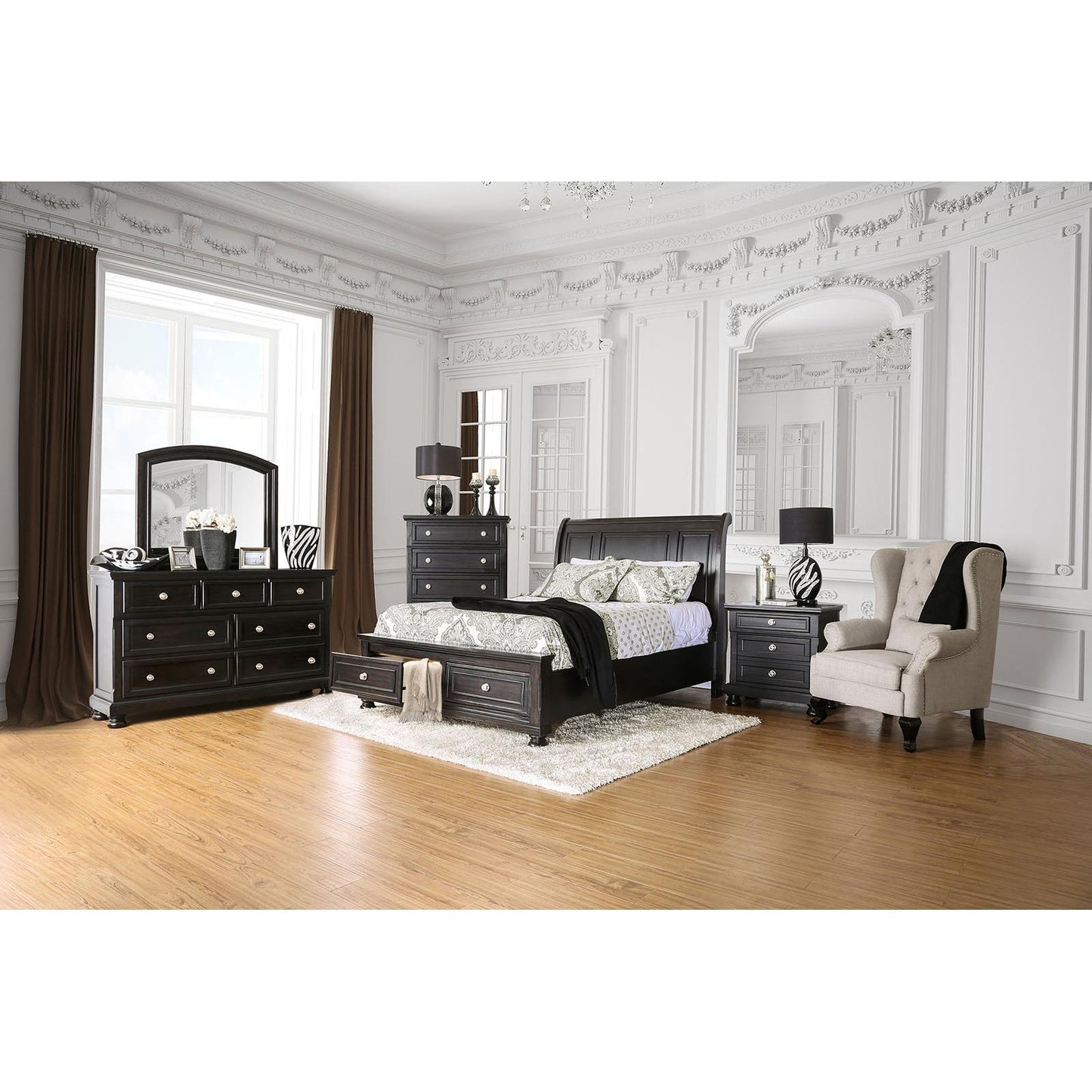 Furniture of America Argusville Queen Sleigh Bed with Storage CM7381Q-BED IMAGE 6