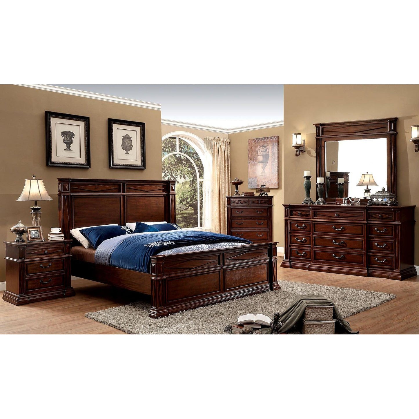 Furniture of America Gayle King Panel Bed CM7138EK-BED IMAGE 3