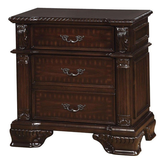 Furniture of America Edinburgh 3-Drawer Nightstand CM7671N IMAGE 1