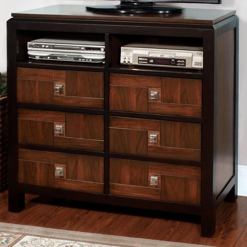 Furniture of America Patra 6-Drawer Media Chest CM7152TV IMAGE 1