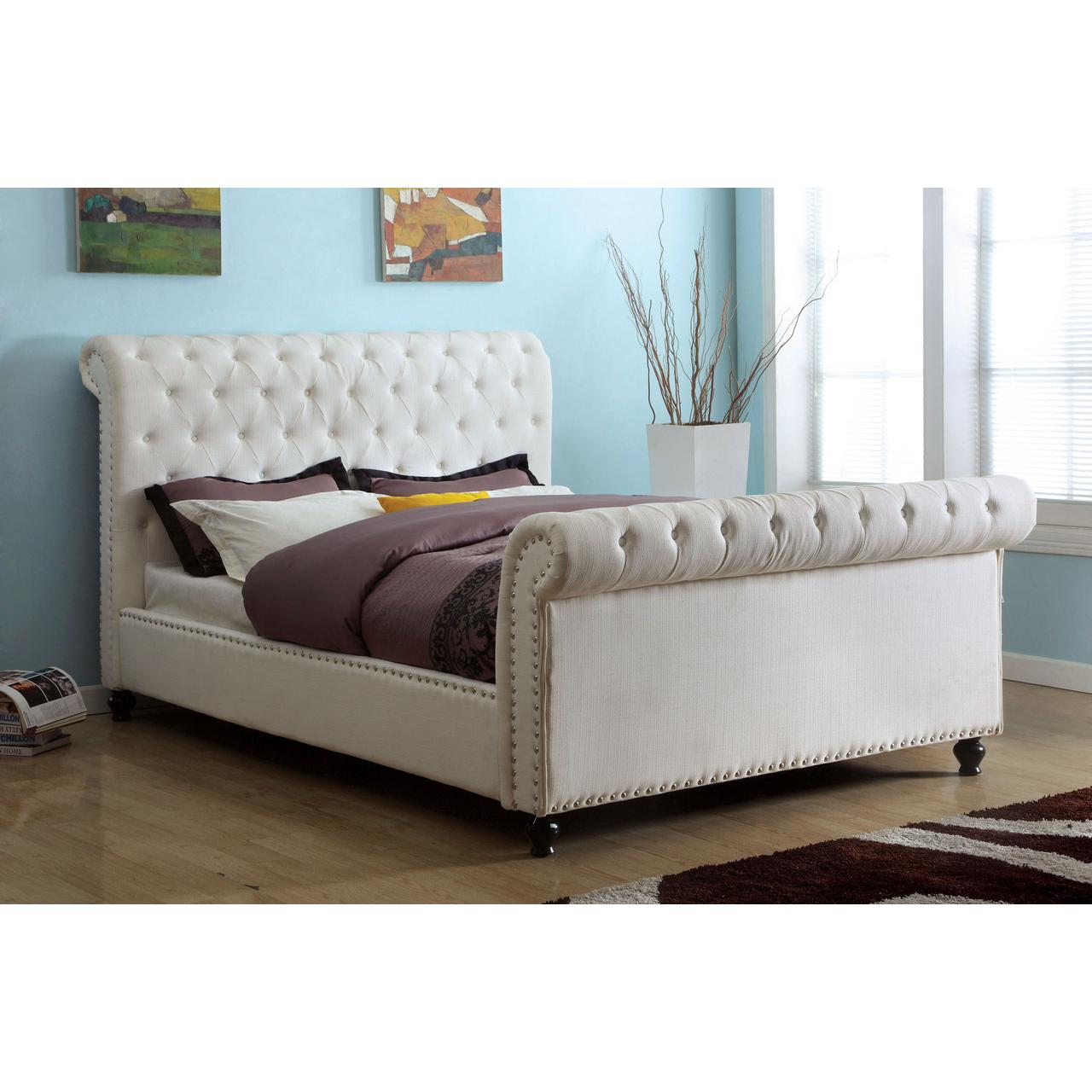Furniture of America Bennett Queen Bed CM7603WH-Q-BED IMAGE 3
