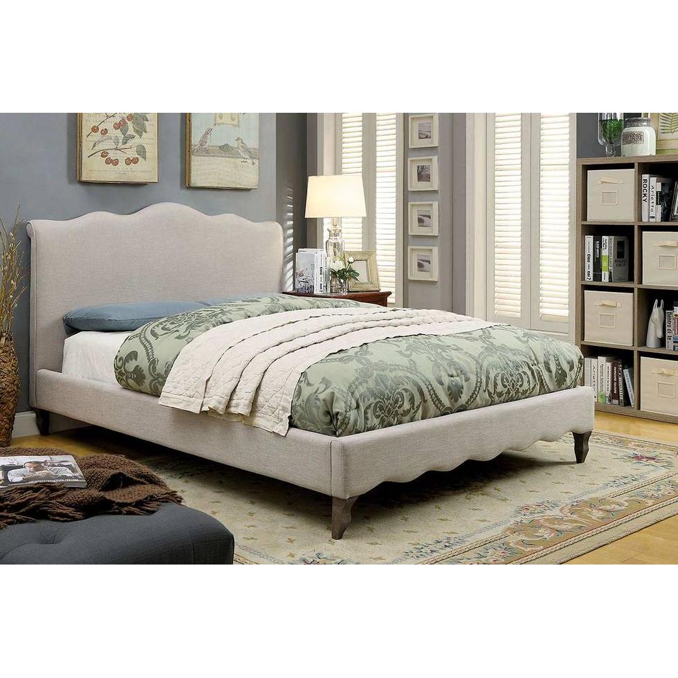 Furniture of America Rolanda Queen Upholstered Panel Bed CM7722Q-BED IMAGE 4
