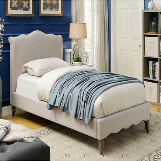 Furniture of America Rolanda Twin Upholstered Panel Bed CM7722T-BED IMAGE 1