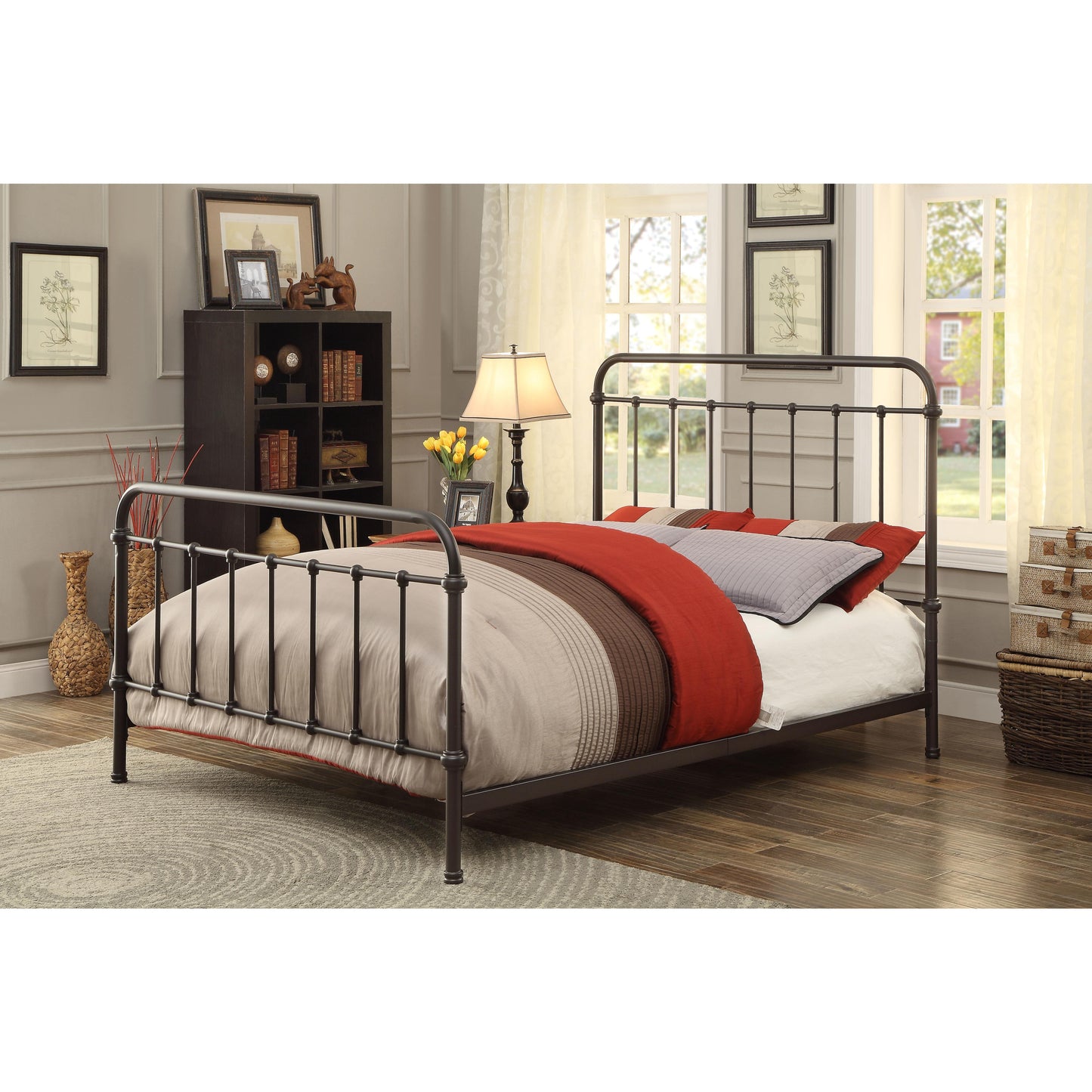Furniture of America Iria Twin Bed CM7701GM-T IMAGE 3