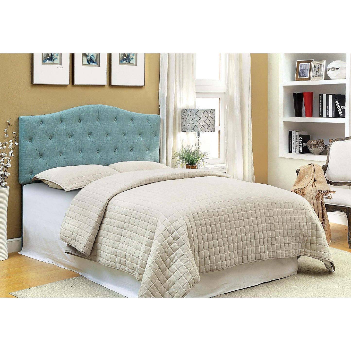 Furniture of America Bed Components Headboard CM7989BL-HB-FQ IMAGE 4