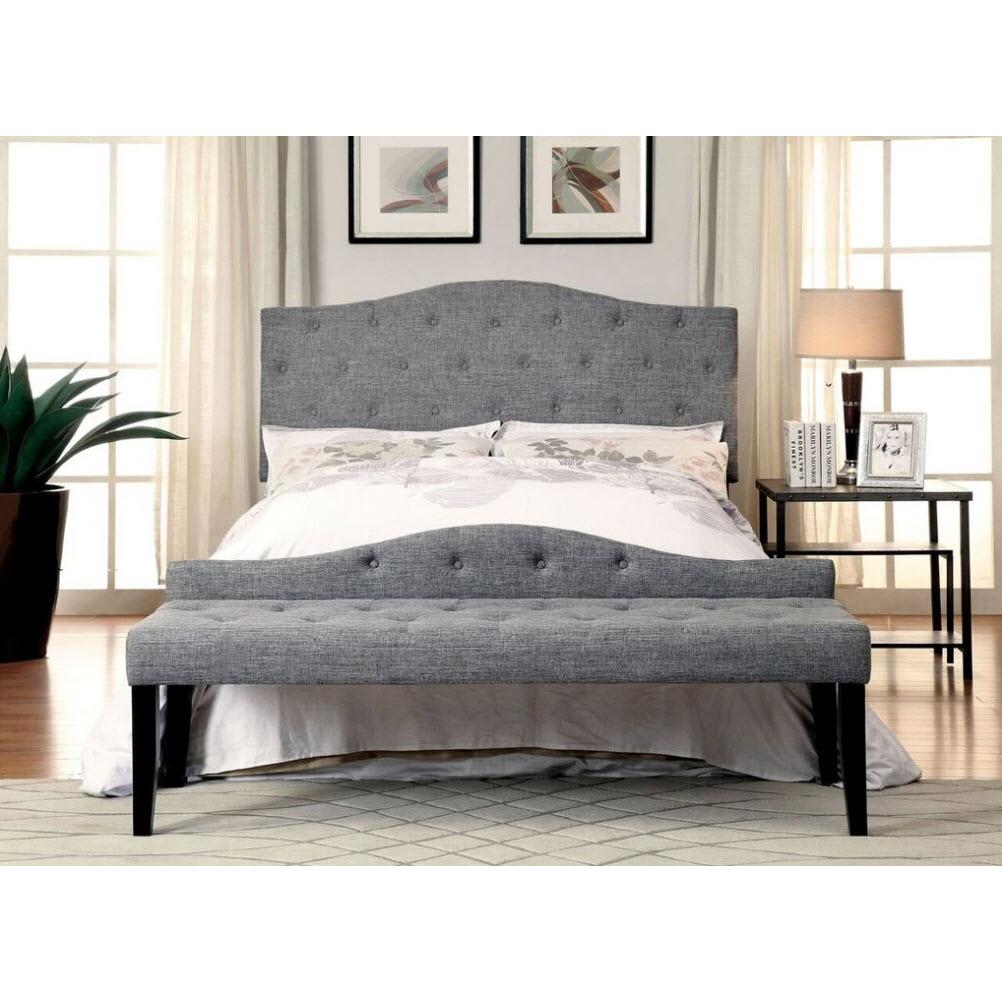 Furniture of America Alipaz Bench CM-BN6796GY-L IMAGE 3