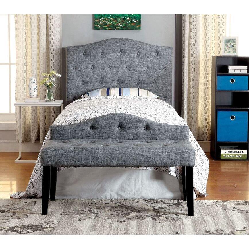 Furniture of America Alipaz Bench CM-BN6796GY-S IMAGE 3