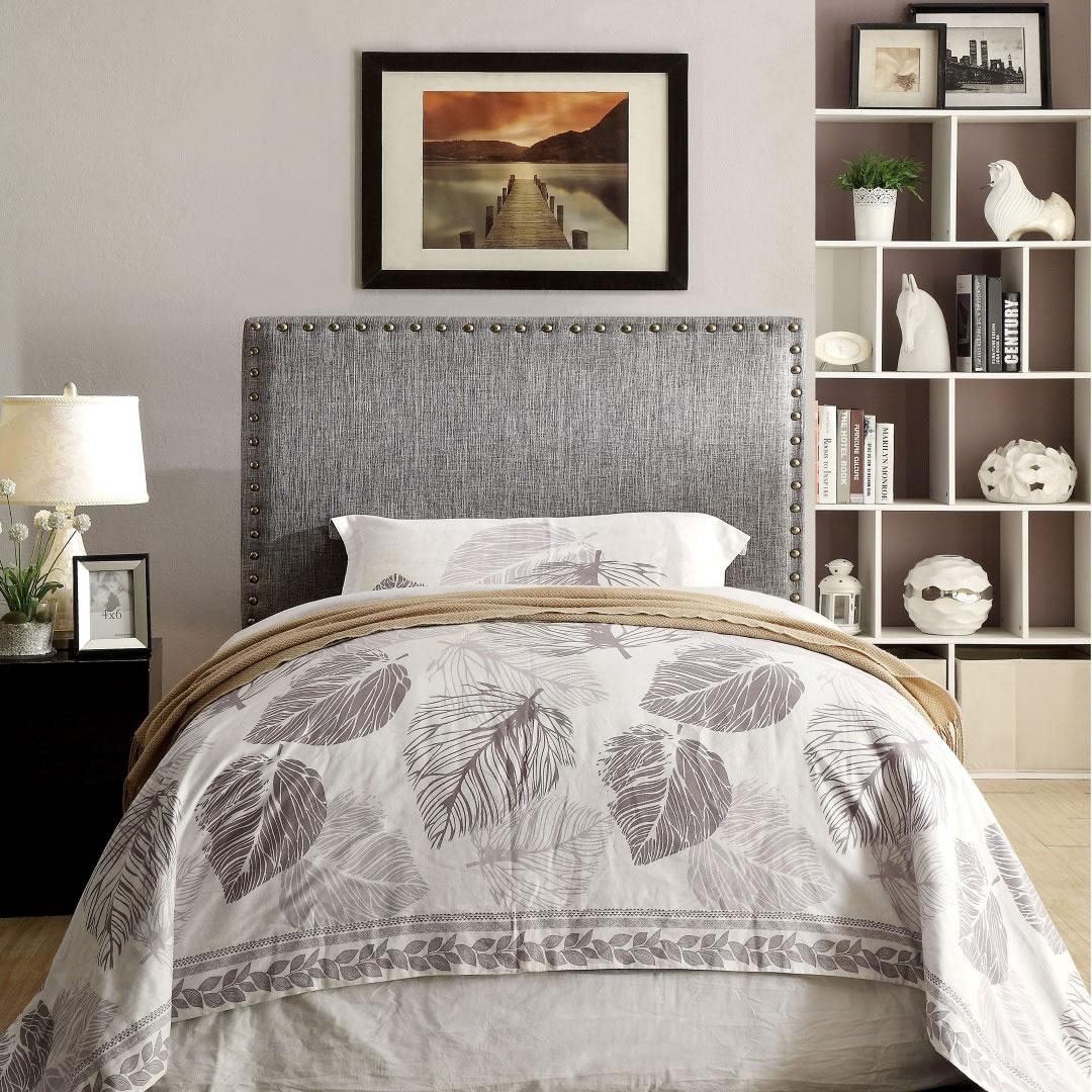 Furniture of America Bed Components Headboard CM7051GY-HB-T IMAGE 3