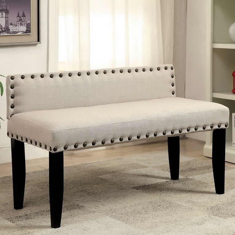 Furniture of America Herstal Bench CM-BN6051IV-S IMAGE 2