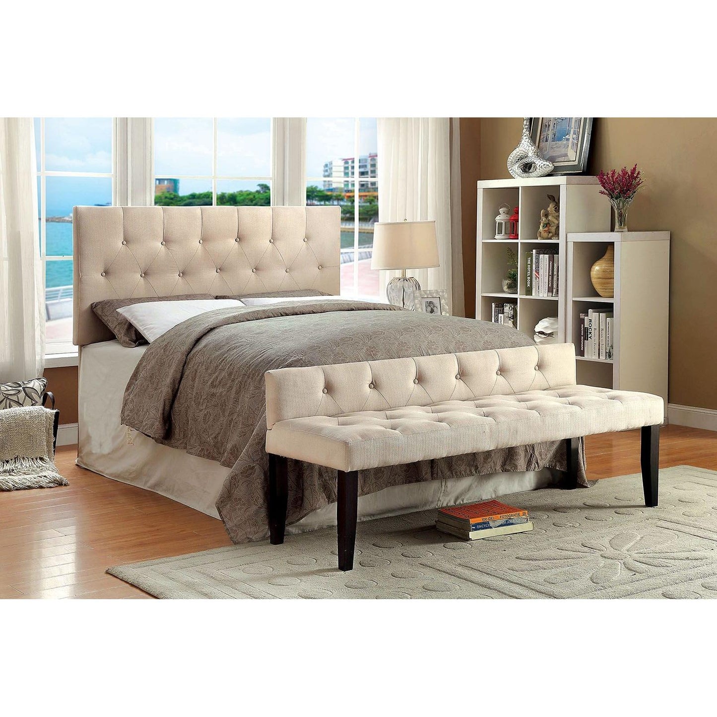 Furniture of America Leeroy III Bench CM-BN6794IV-L IMAGE 3
