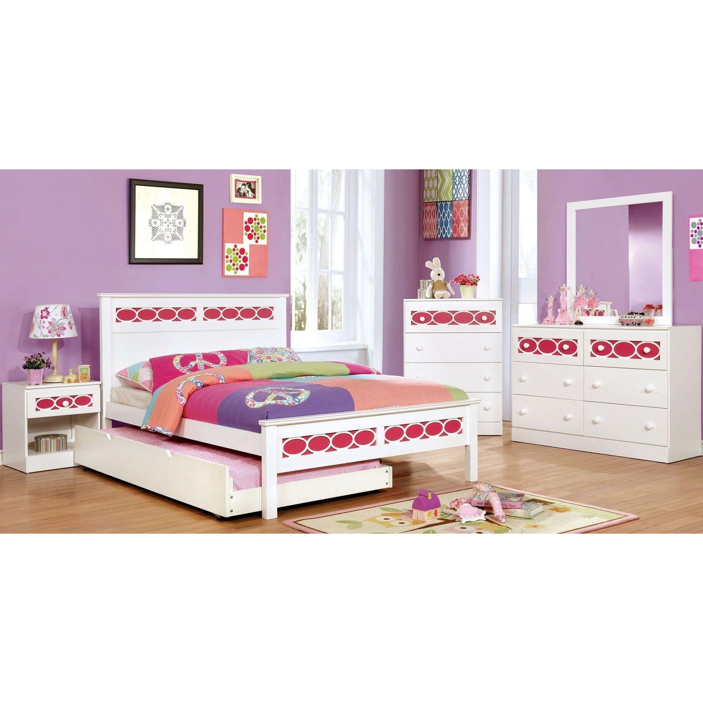 Furniture of America Cammi 6-Drawer Kids Dresser CM7853PK-D IMAGE 6