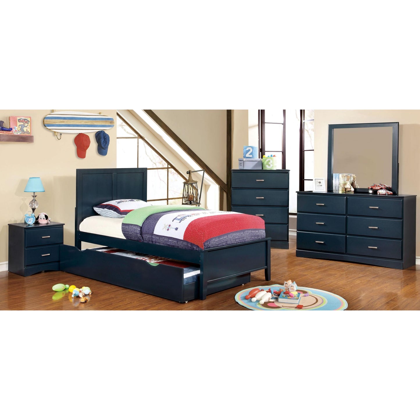 Furniture of America Kids Bed Components Headboard CM7941BL-HB-T IMAGE 2
