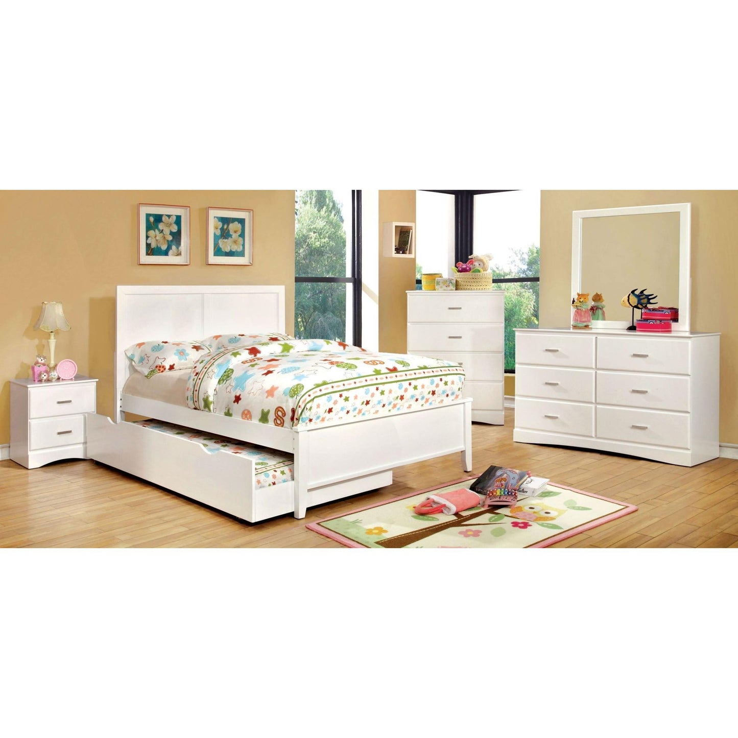 Furniture of America Kids Bed Components Headboard CM7941WH-HB-FQ IMAGE 3