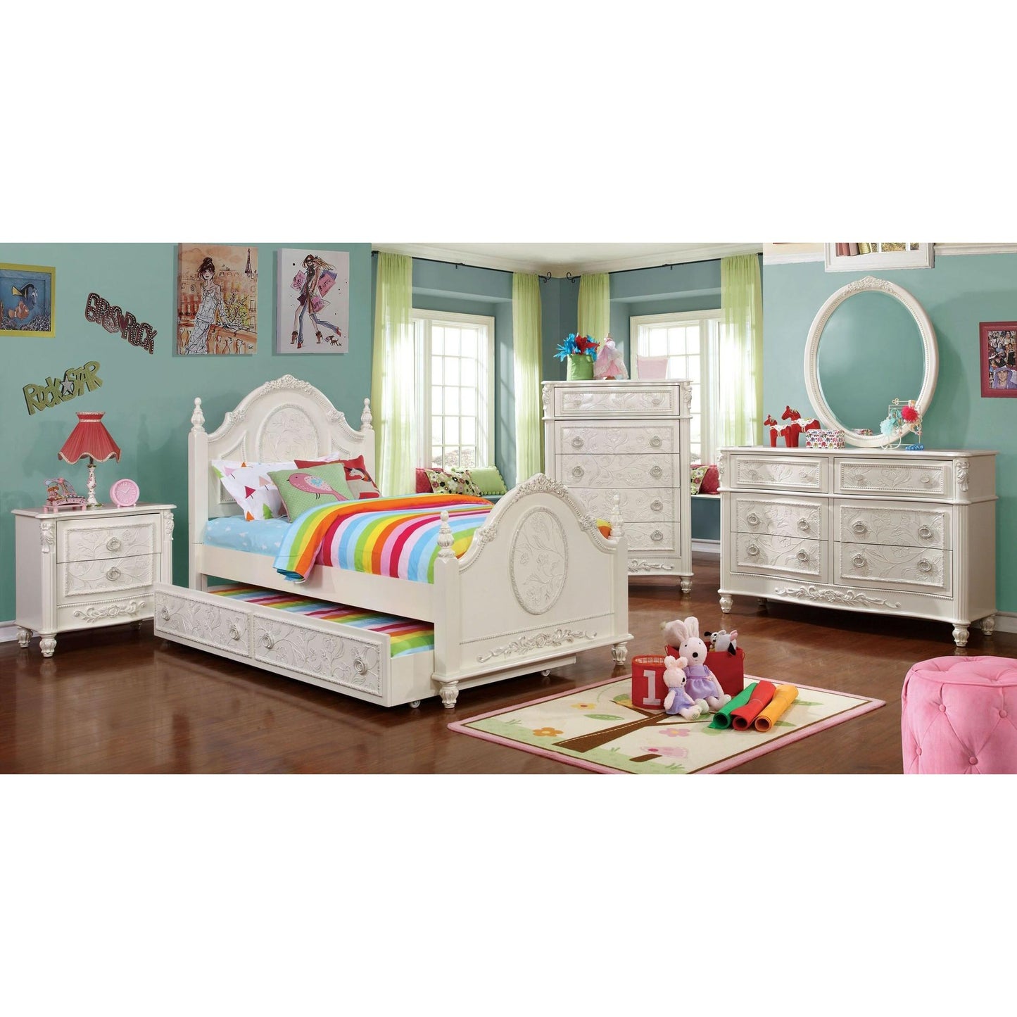 Furniture of America Kids Beds Trundle Bed CM7192TR IMAGE 4