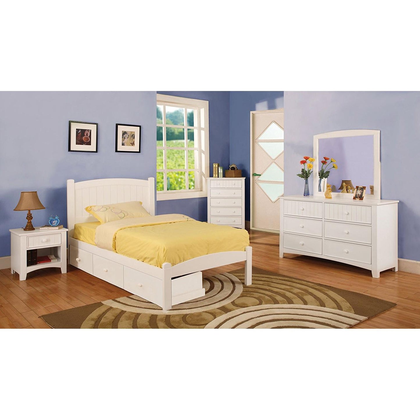 Furniture of America Kids Beds Bed CM7902WH-F-BED IMAGE 3