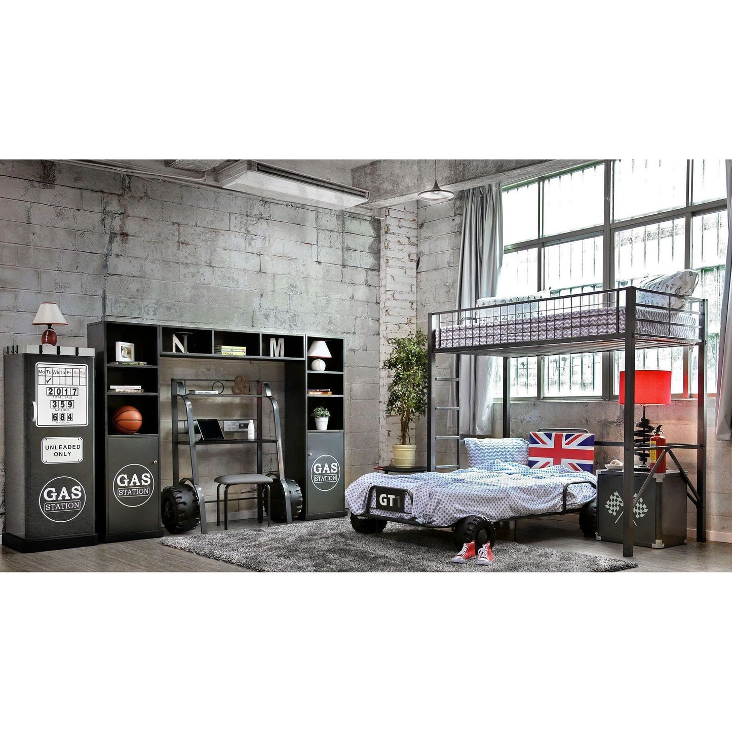 Furniture of America Kids Beds Loft Bed CM7190T-BED IMAGE 7