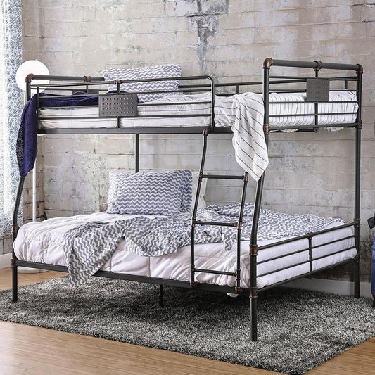 Furniture of America Olga CM-BK913FQ Full/Queen Bunk Bed IMAGE 1