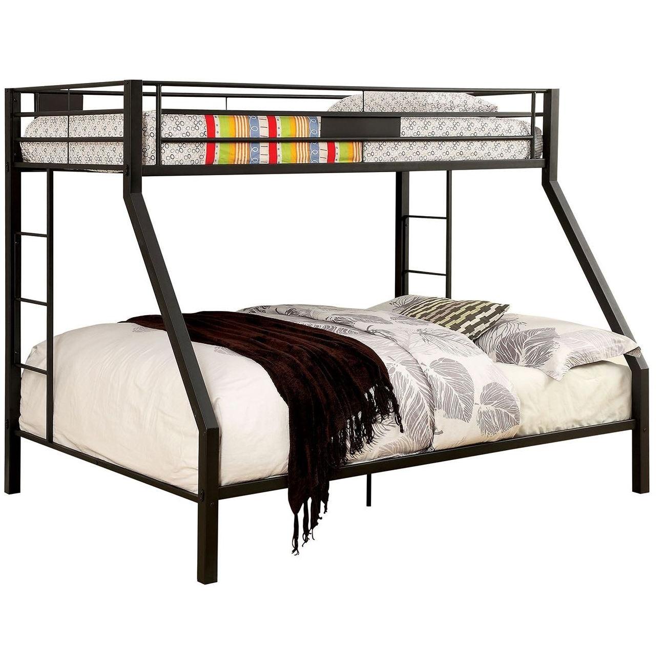 Furniture of America Claren CM-BK939TQ Twin XL/Queen Bunk Bed IMAGE 1