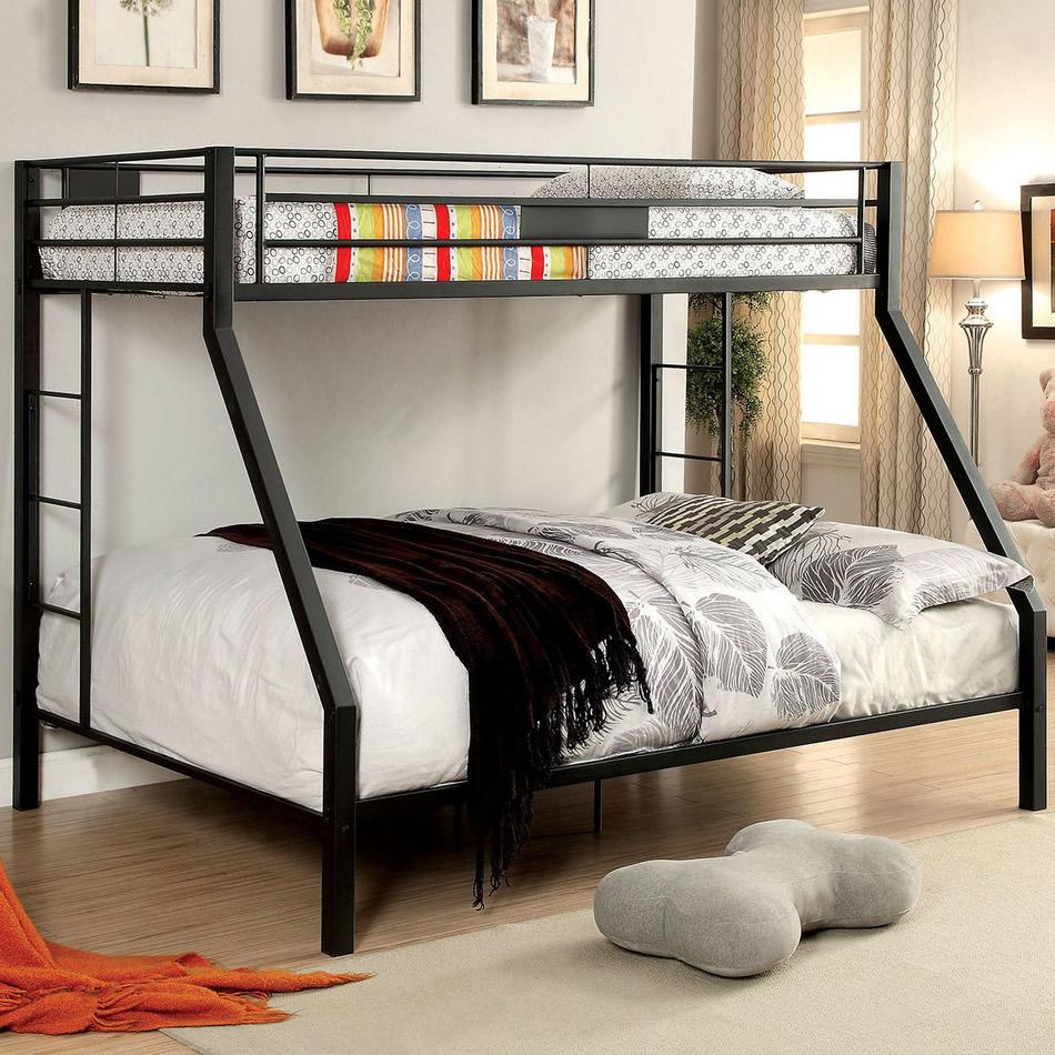 Furniture of America Claren CM-BK939TQ Twin XL/Queen Bunk Bed IMAGE 3