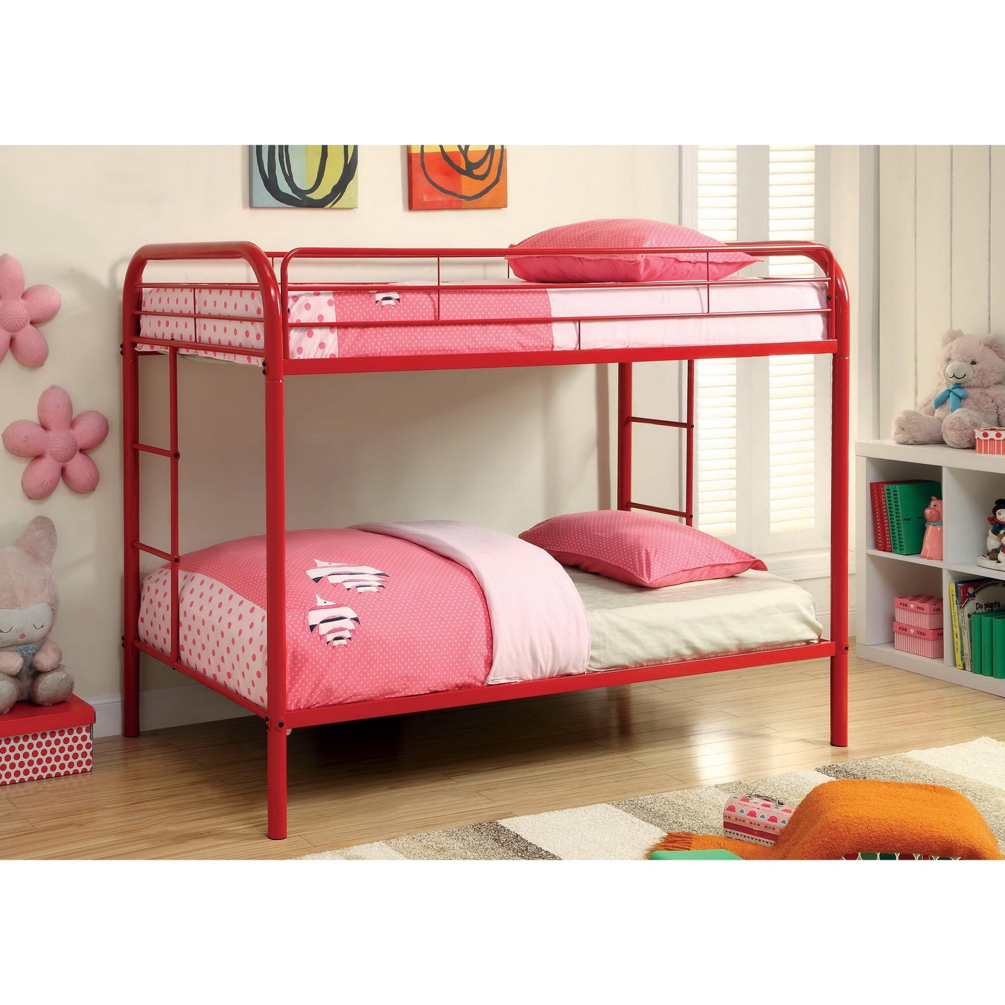 Furniture of America Kids Beds Bunk Bed CM-BK1032-RD IMAGE 4