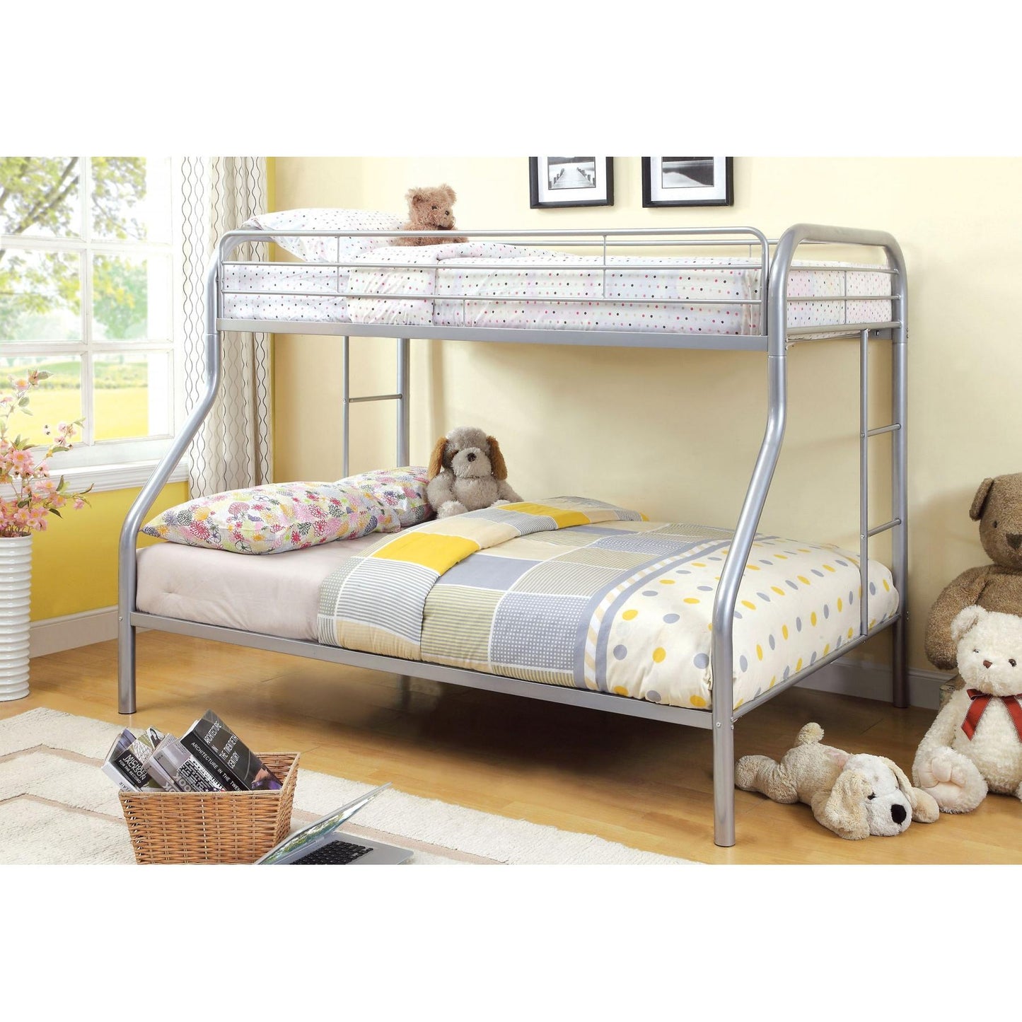 Furniture of America Kids Beds Bunk Bed CM-BK1033-SV-BED IMAGE 4
