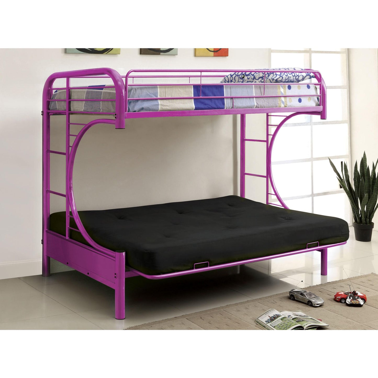 Furniture of America Kids Beds Loft Bed CM-BK1034-PR-BED IMAGE 4