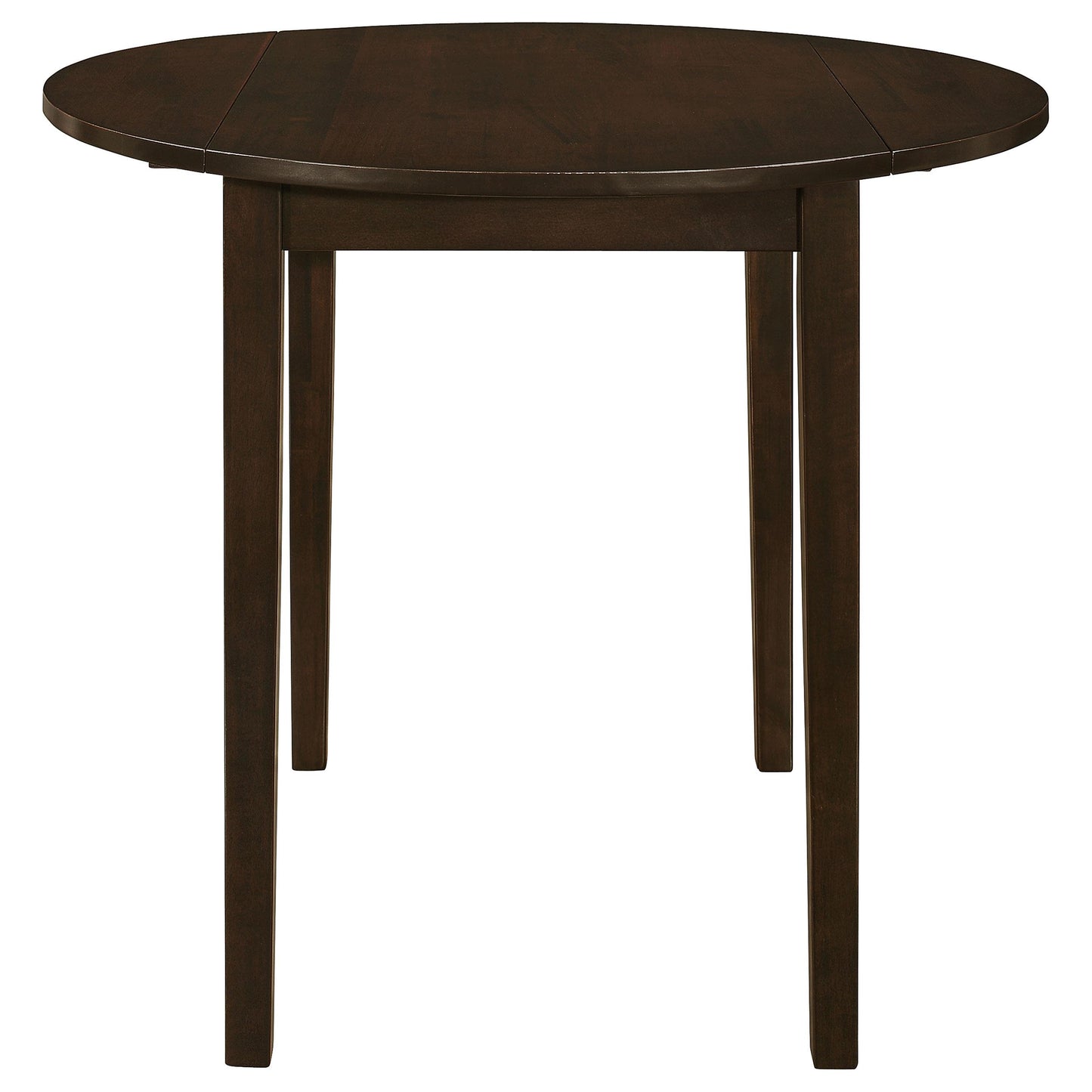 Coaster Furniture Bucknell 130005 3-piece Round Drop Leaf Dining Table Set - Cappuccino IMAGE 1