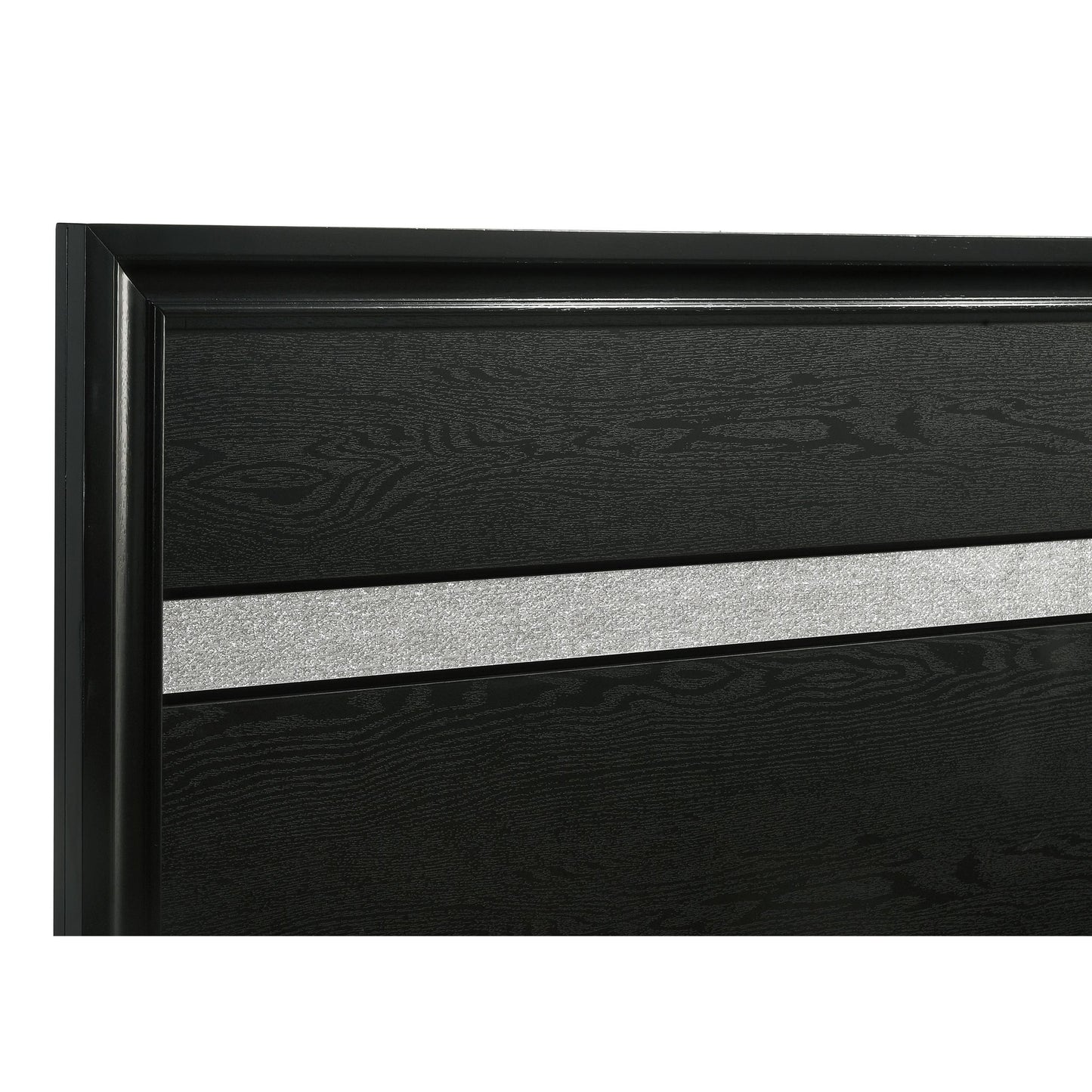 Coaster Furniture Miranda 206361Q 51-inch Wood Queen Storage Panel Bed - Black IMAGE 8