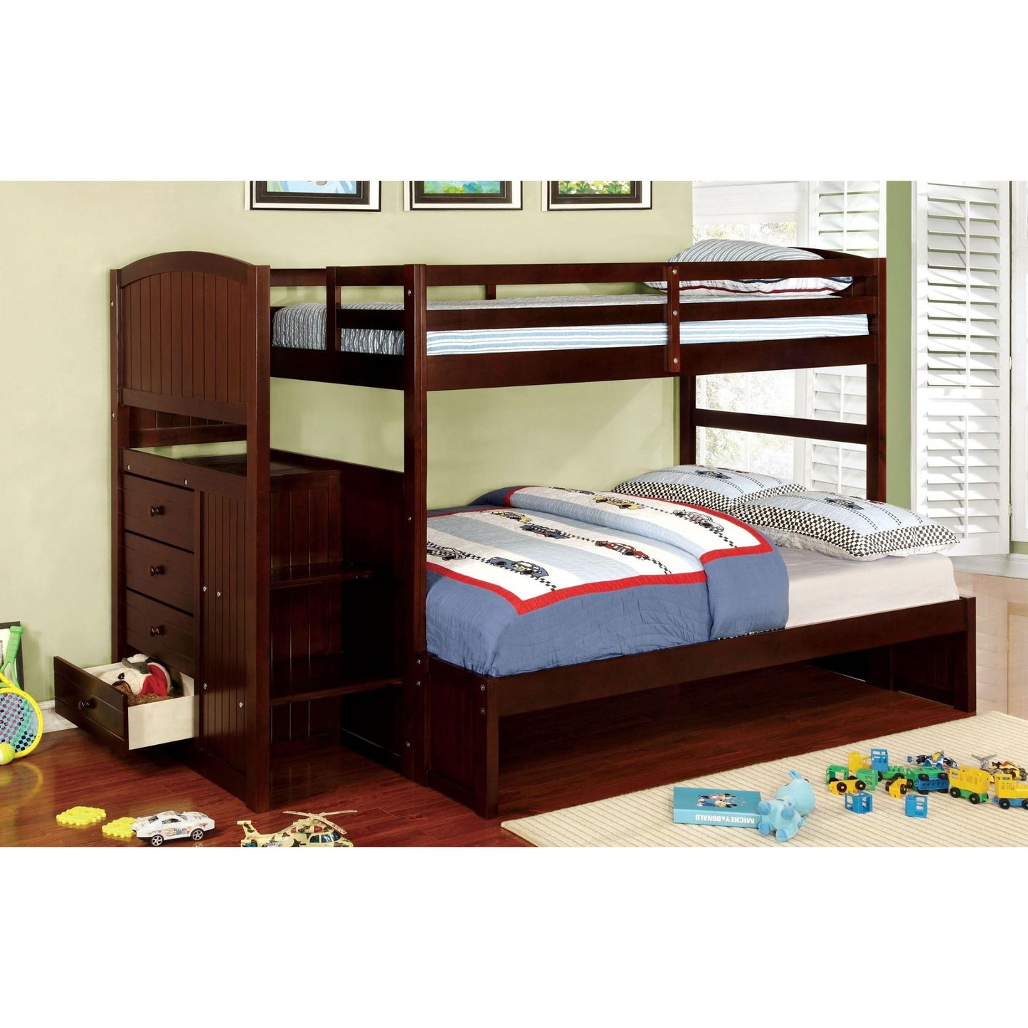 Furniture of America Kids Beds Bunk Bed CM-BK922F-EX-BED IMAGE 2