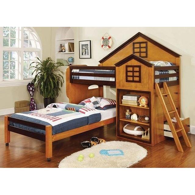 Furniture of America Kids Beds Loft Bed CM-BK131-AW-BED IMAGE 4
