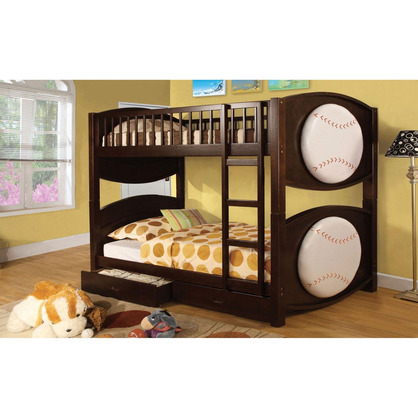 Furniture of America Kids Beds Bunk Bed CM-BK065-BSBL-T-BED IMAGE 2