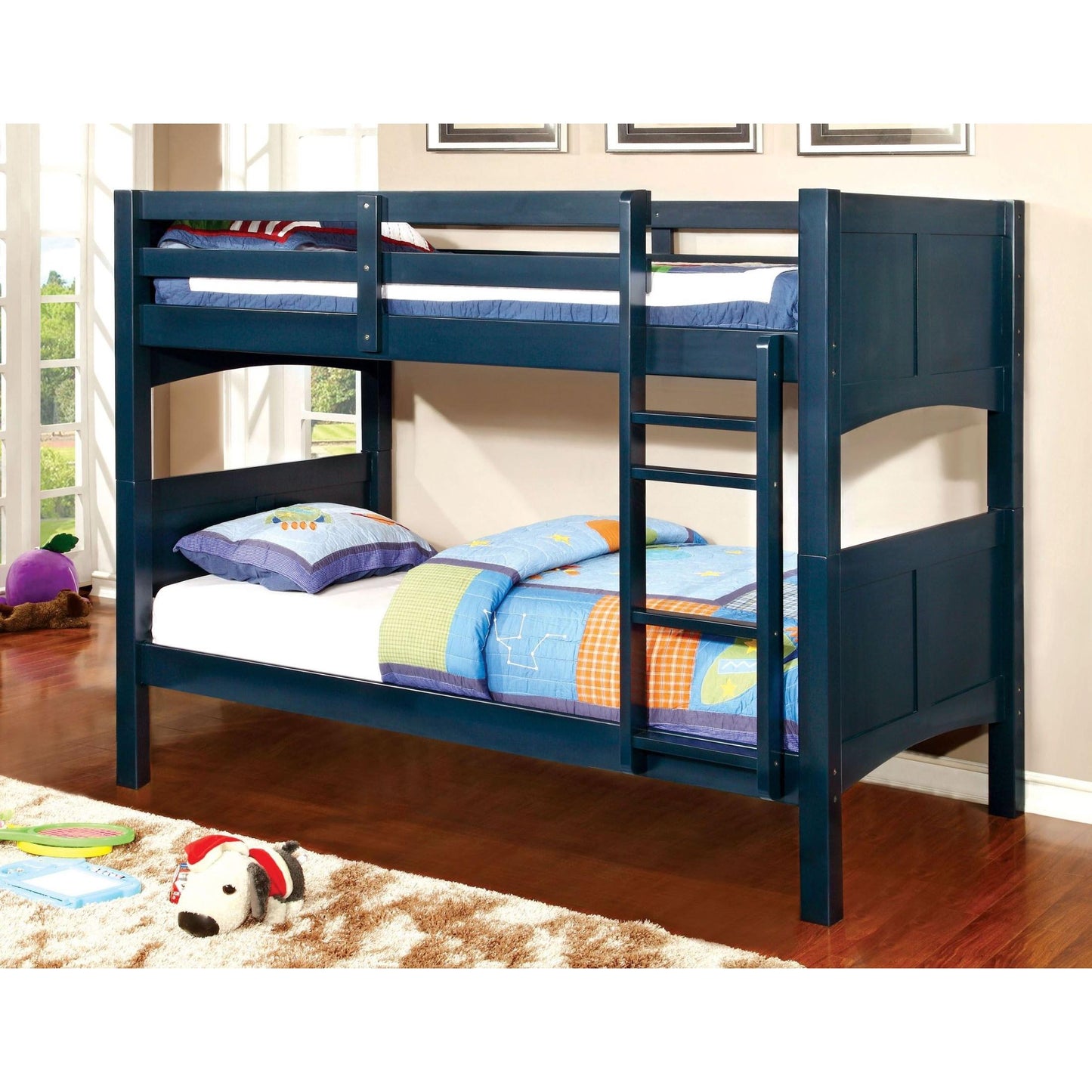 Furniture of America Kids Beds Bunk Bed CM-BK608T-BL-BED IMAGE 2