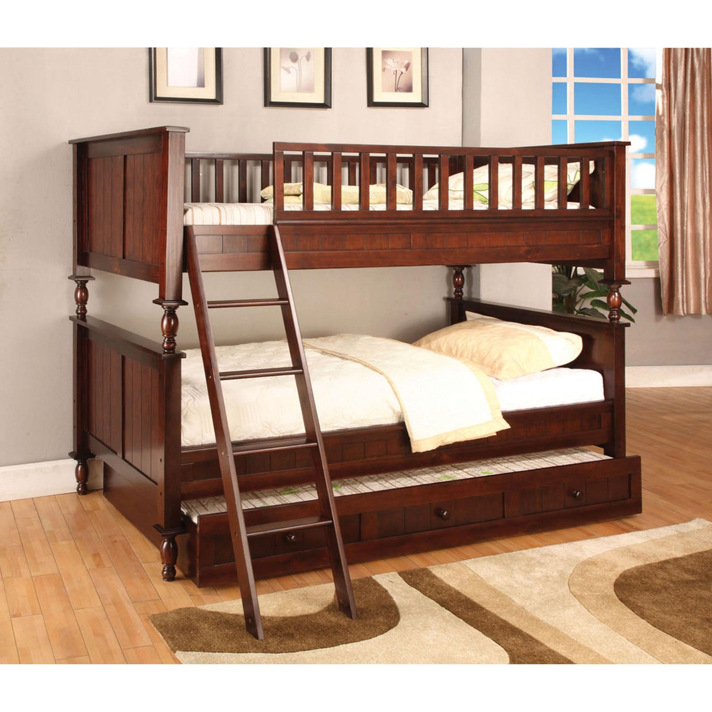 Furniture of America Kids Beds Bunk Bed CM-BK001T-BED IMAGE 2