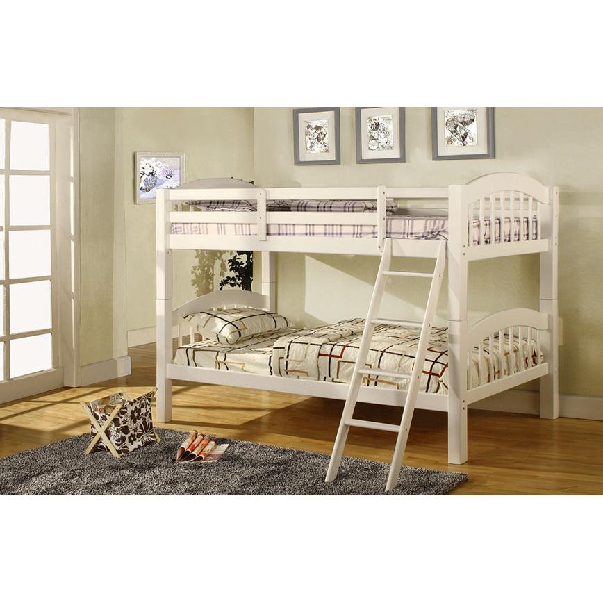 Furniture of America Kids Beds Bunk Bed CM-BK524-W-BED IMAGE 2
