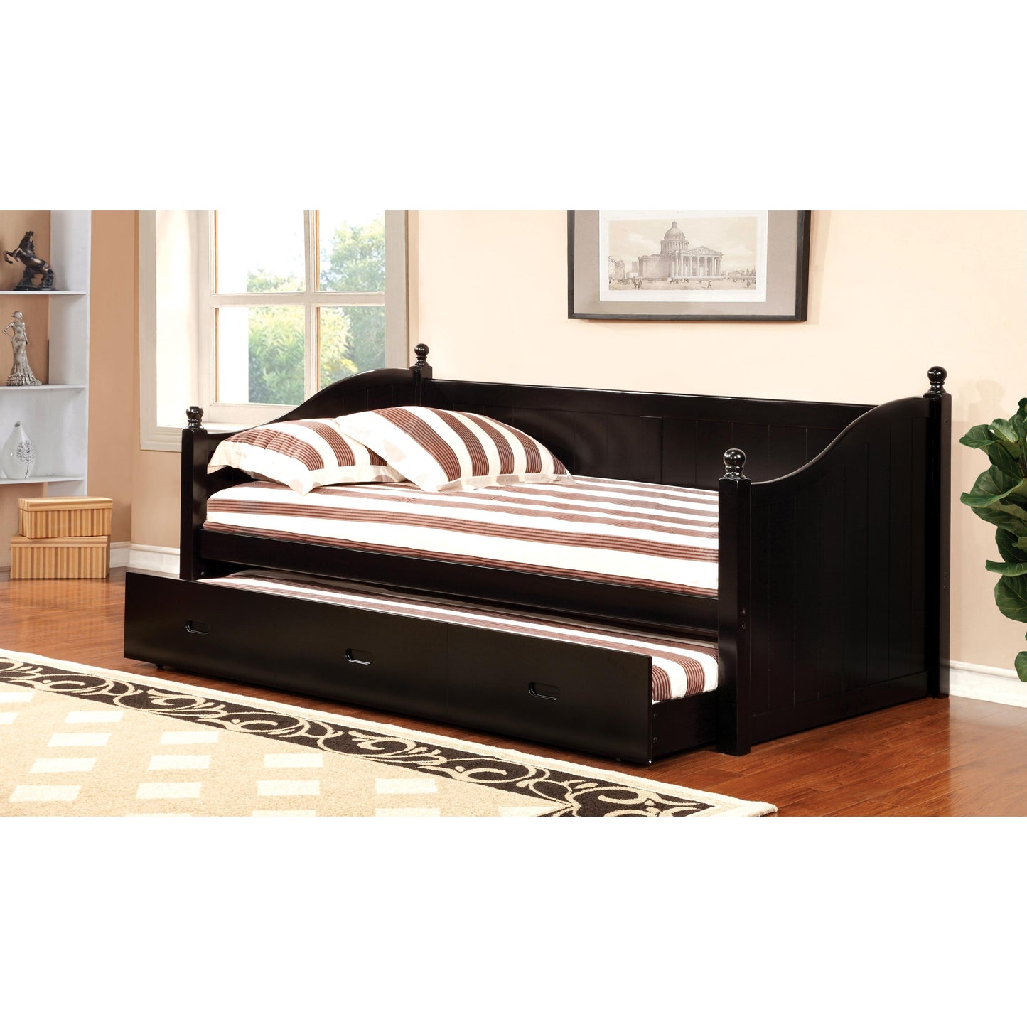 Furniture of America Walcott Twin Daybed CM1928BK-BED IMAGE 2