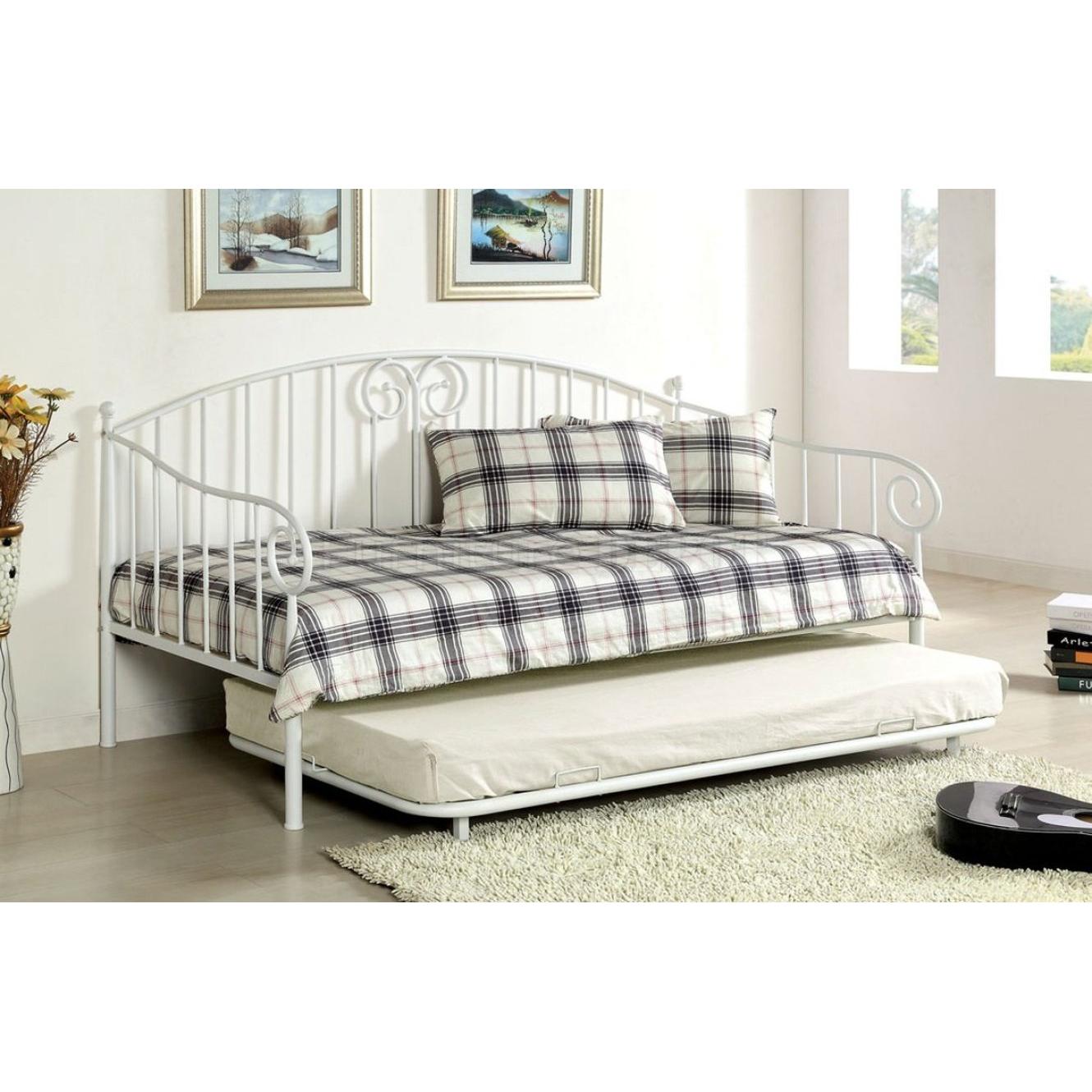 Furniture of America Kids Beds Trundle Bed CM1603WH-TR IMAGE 3
