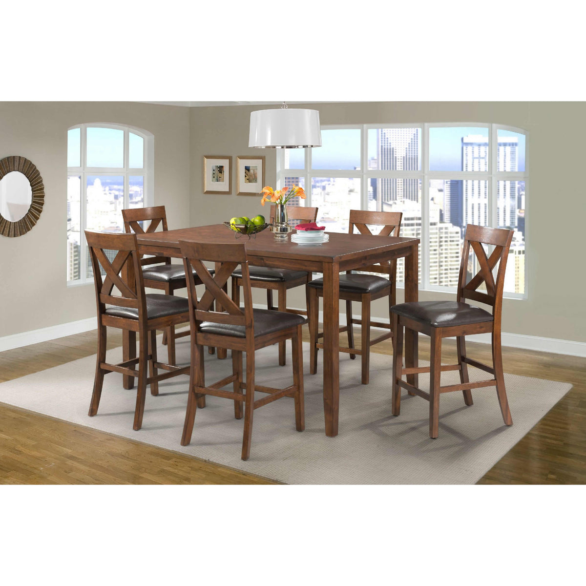 Elements International Alex Counter Height Stool DAX100CSC IMAGE 2