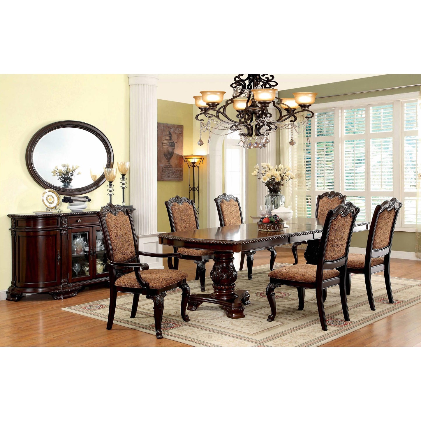 Furniture of America Bellagio CM3319F-AC-2PK Arm Chair IMAGE 4