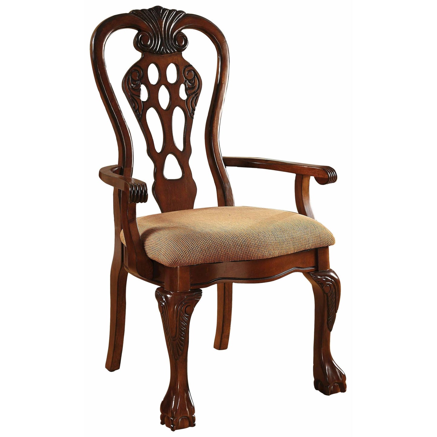Furniture of America George Town CM3222AC-2PK Arm Chair IMAGE 1