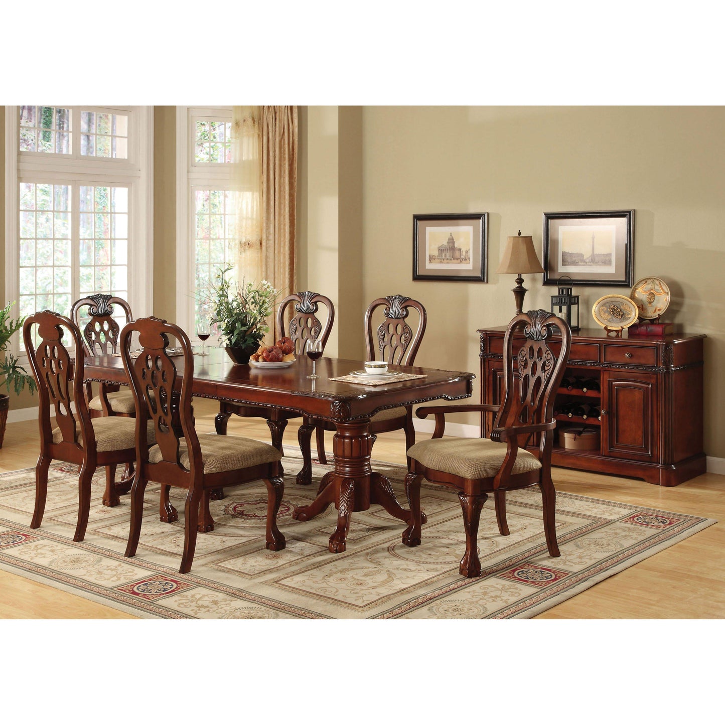 Furniture of America George Town CM3222AC-2PK Arm Chair IMAGE 4