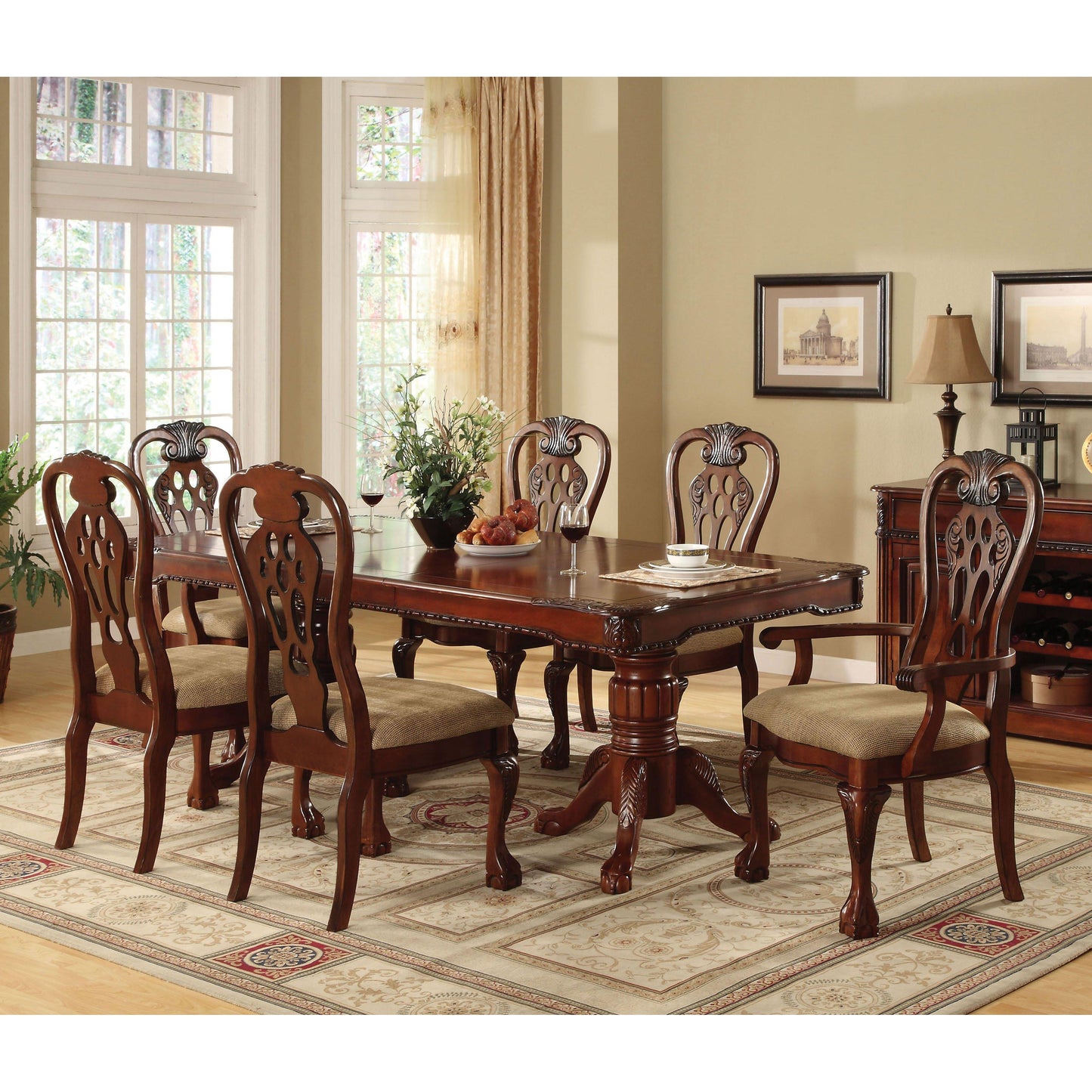 Furniture of America George Town CM3222AC-2PK Arm Chair IMAGE 5