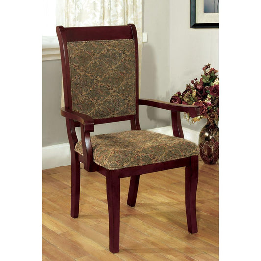 Furniture of America St. Nicholas CM3224AC-2PK Arm Chair IMAGE 1