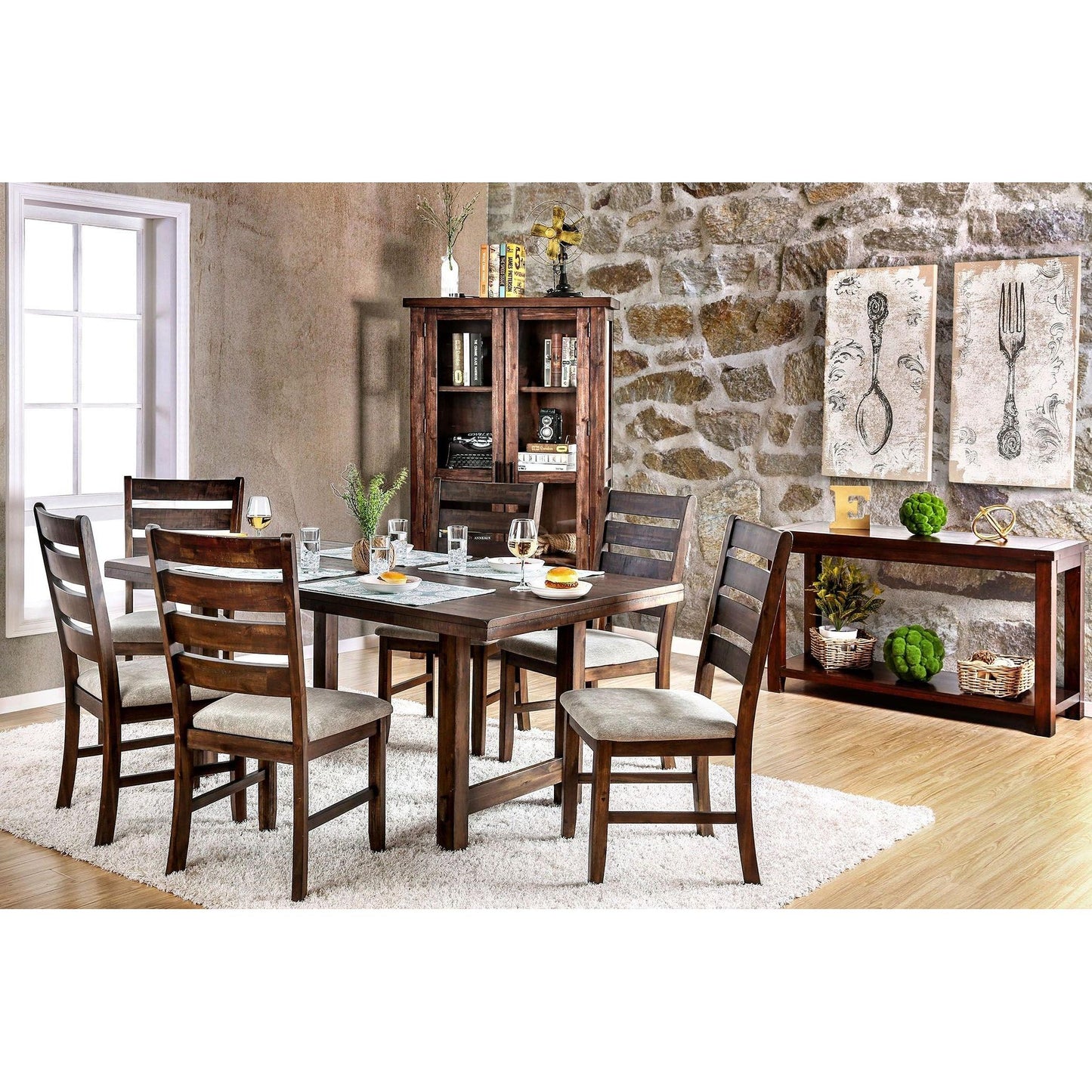 Furniture of America Wallis Dining Table CM3463T IMAGE 7
