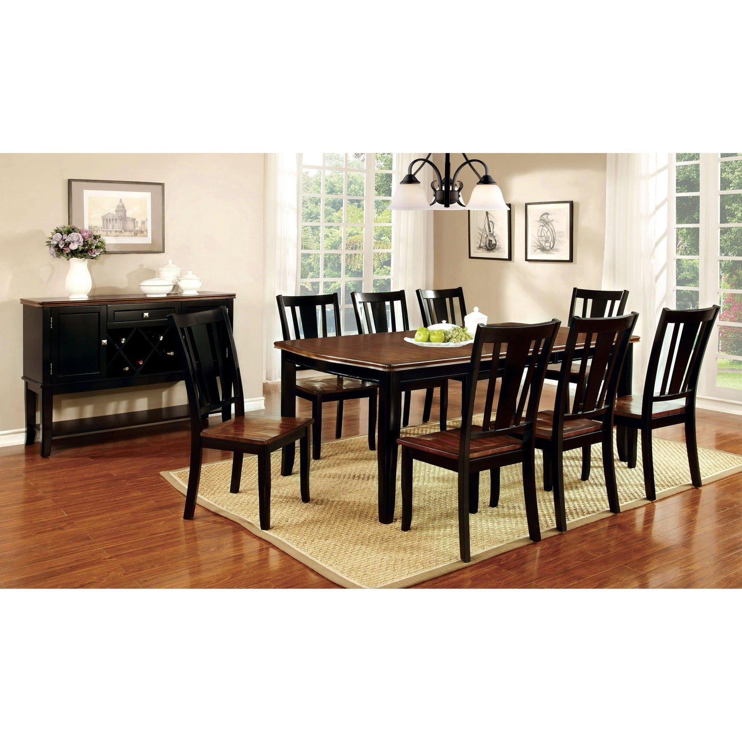 Furniture of America Dover Dining Table CM3326BC-T IMAGE 4
