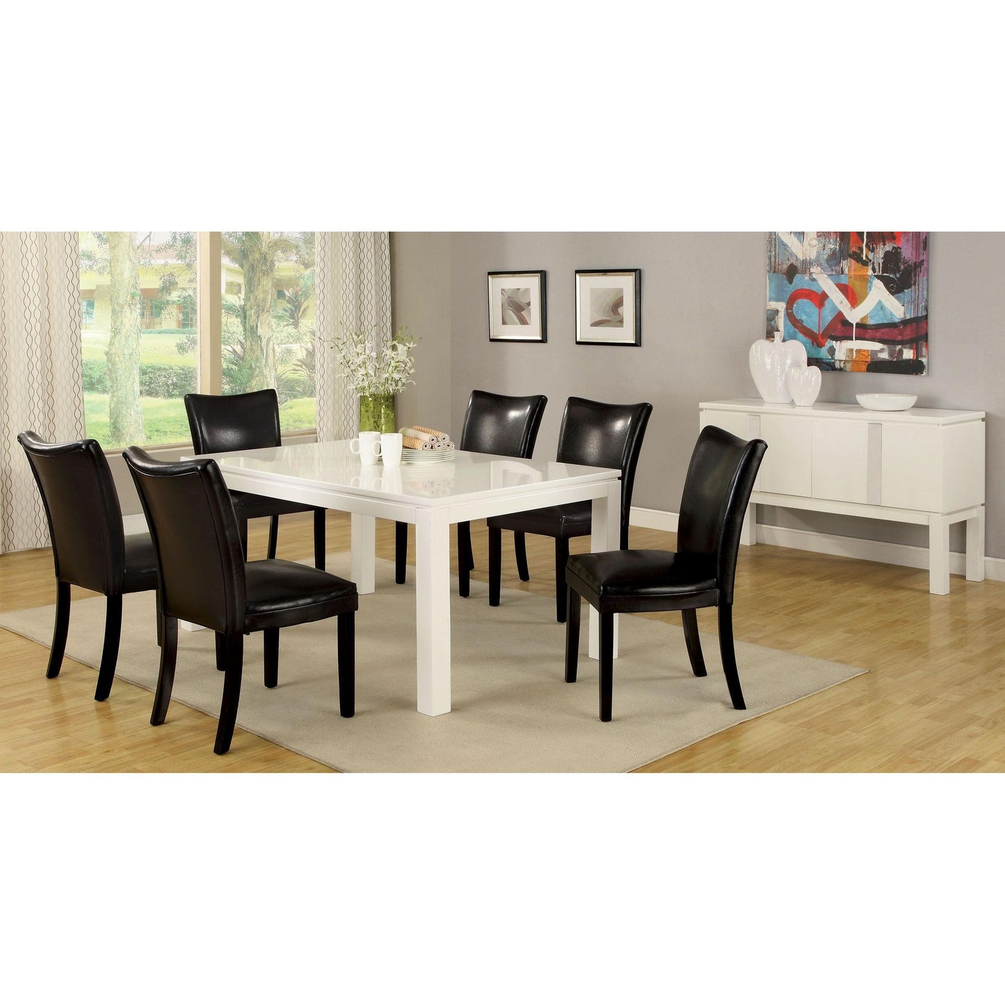 Furniture of America Lamia I Server CM3176WH-SV IMAGE 5
