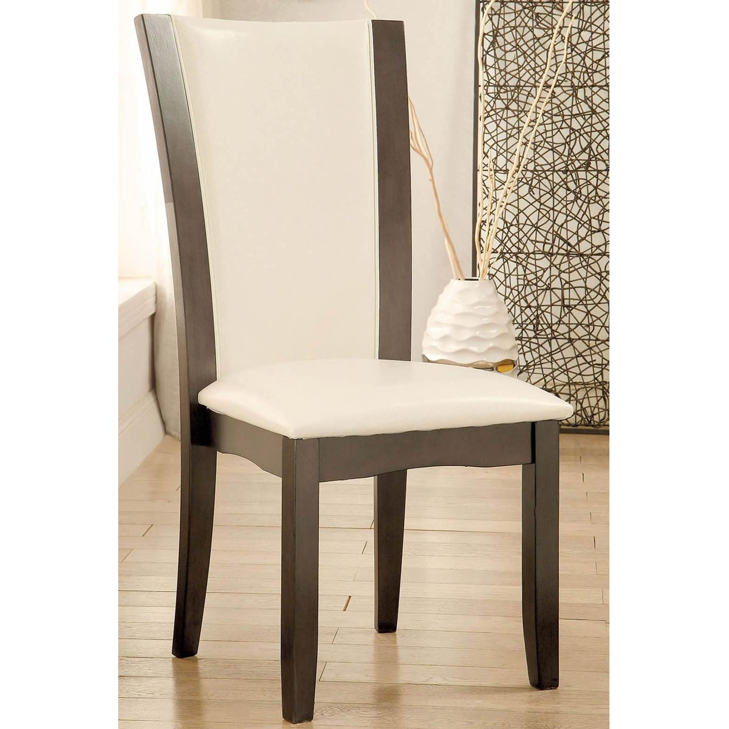 Furniture of America Manhattan Dining Chair CM3710GY-SC-2PK IMAGE 2