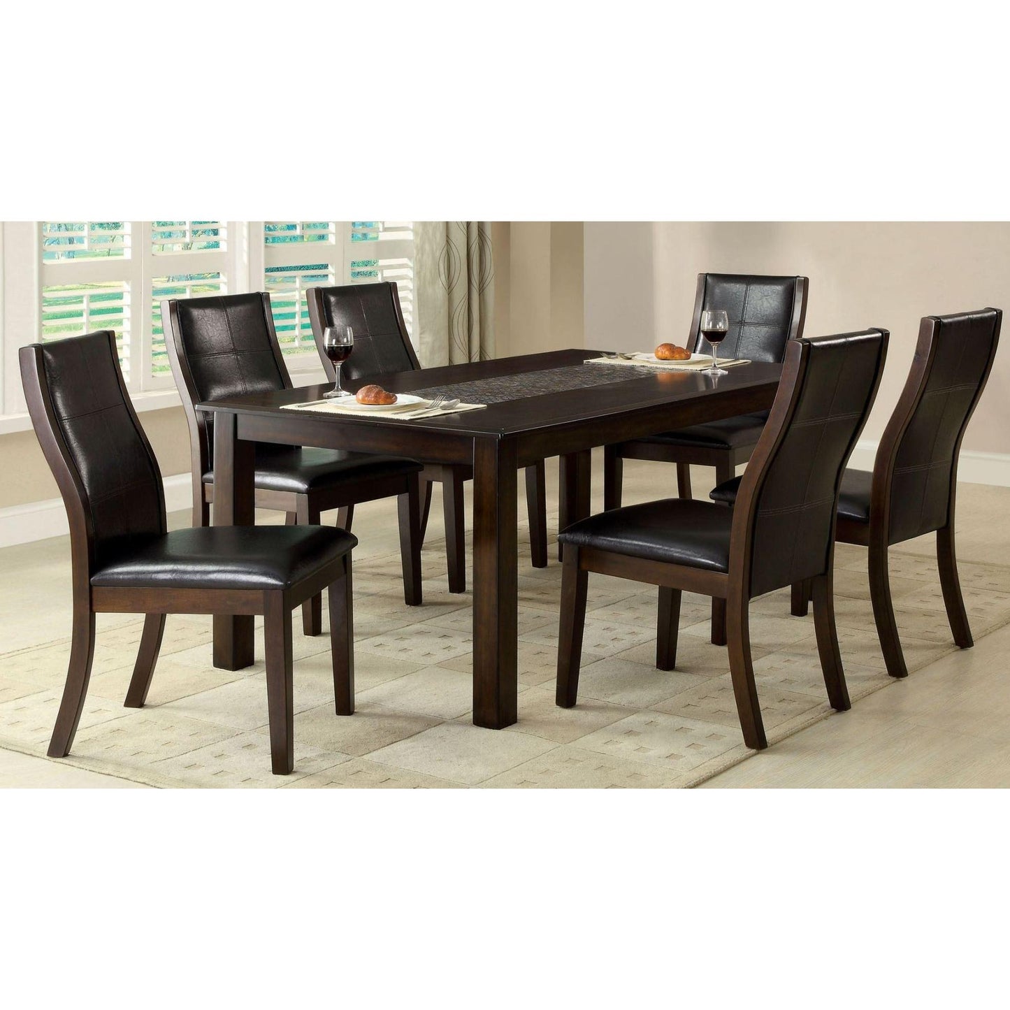 Furniture of America Townsend CM3339DK-SC-2PK Side Chair IMAGE 3