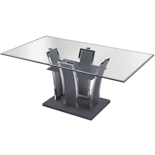 Furniture of America Glenview CM8372GY-T Dining Table, Gray IMAGE 1